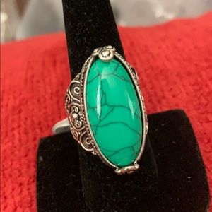 Turquoise & Silver ring. 💕 Perfect for you.